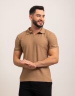 Camisa Polo V Texturizada Masculina - Imagem 3