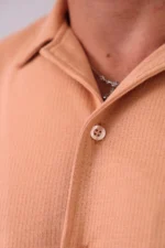 Camisa Duna Masculina Slim Canelada - Imagem 2