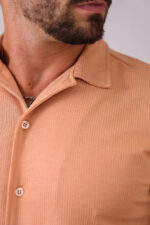 Camisa Duna Masculina Slim Canelada - Imagem 3
