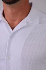 Camisa Duna Masculina Slim Canelada - Imagem 14