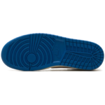 Tênis Nike Air Jordan 1 Retro Low OG SP x Fragment Design x Travis Scott "Sail Military Blue" - DM7866-104 - Imagem 4