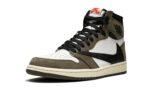 Tênis Air Jordan 1 High x Travis Scott "Mocha" - CD4487-100 - Imagem 4