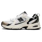 Tênis New Balance 530 "White Gold Black" Dourado / Branco - MR530TC