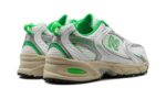 Tênis New Balance 530 "White Palm Leaf" Branco / Verde - MR530EC - Imagem 3