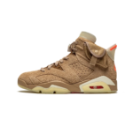 Tênis Nike Air Jordan 6 Retro x Travis Scott 'British Khaki' - DH0690-200