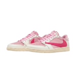 Tênis Nike Air Jordan 1 Low OG x Travis Scott 'Sail Tropical Pink' - IQ7604-101 - Imagem 2