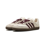 Tênis Adidas Samba OG 'Wonder White Maroon' Bege / Vinho - IG1987 - Imagem 3