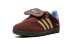 Tênis Adidas Samba x Wales Bonner Nylon "Fox Brown" Bordô - IE0579 - Imagem 4