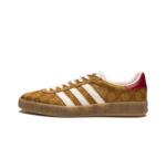 Tênis Adidas x Gucci Gazelle 'GG Beige Brown' Marrom - HQ8850