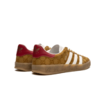 Tênis Adidas x Gucci Gazelle 'GG Beige Brown' Marrom - HQ8850 - Imagem 4