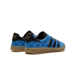 Tênis Adidas x Gucci Gazelle 'GG Monogram Blue' Azul - IE2265 - Imagem 4