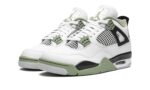 Tênis Air jordan 4 "Seafoam Oil Green" Branco / Verde - AQ9129-103 - Imagem 2