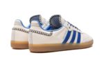 Tênis Adidas Samba x Wales Bonner "Wonder Clay Royal Blue" Creme / Azul - IH7756 - Imagem 3